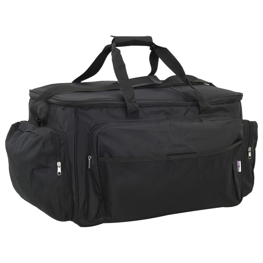 Black waterproof fishing bag oxford fabric