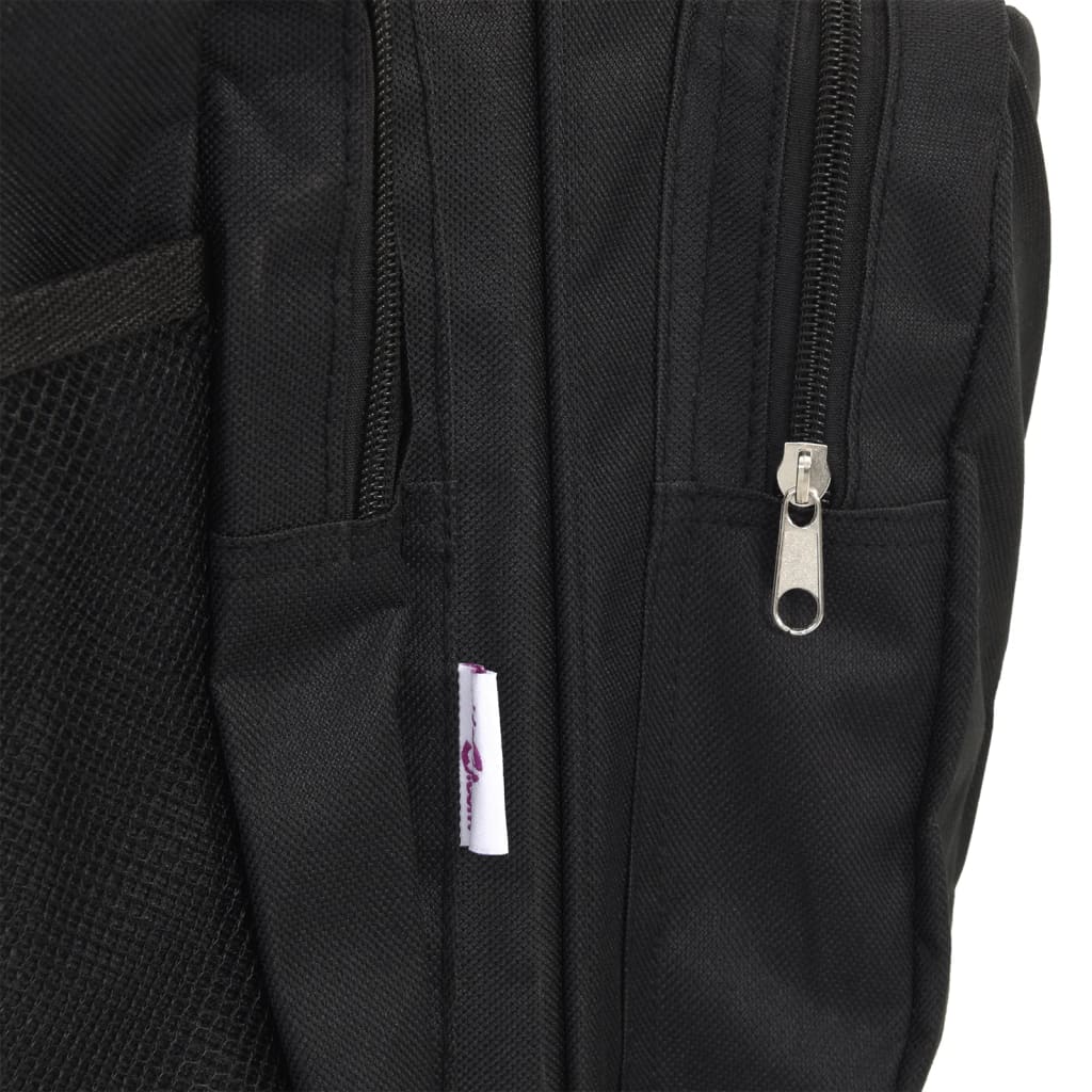 Black waterproof fishing bag oxford fabric