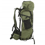 Sac à dos de randonnée vert armée 60 L tissu oxford