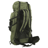 Sac à dos de randonnée vert armée 60 L tissu oxford