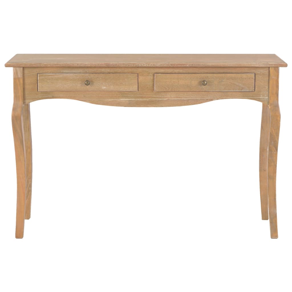 Table console avec 2 tiroirs 110x35x76 cm bois d'ingénierie