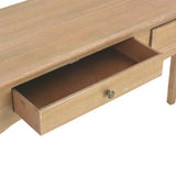 Table console avec 2 tiroirs 110x35x76 cm bois d'ingénierie