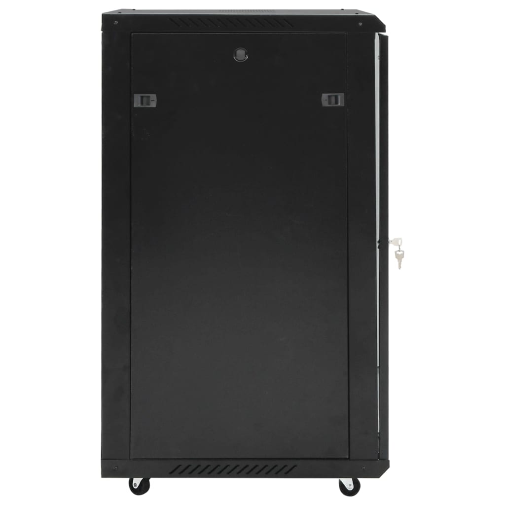 18U 19" IP20 60x60x100 cm Network Cabinet with Swivel Feet