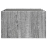 Table basse avec LED infini sonoma gris 50x50x30 cm