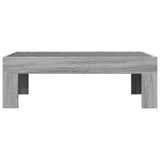 Table basse avec LED infini sonoma gris 90x50x30 cm