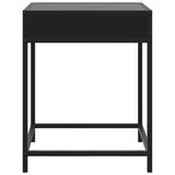 Table basse avec LED Infinity noir 40x40x51 cm