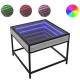 Infinity Sonoma Grey LED Coffee Table 50x50x41 cm