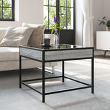 Infinity Sonoma Grey LED Coffee Table 50x50x41 cm