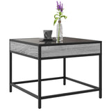 Infinity Sonoma Grey LED Coffee Table 50x50x41 cm