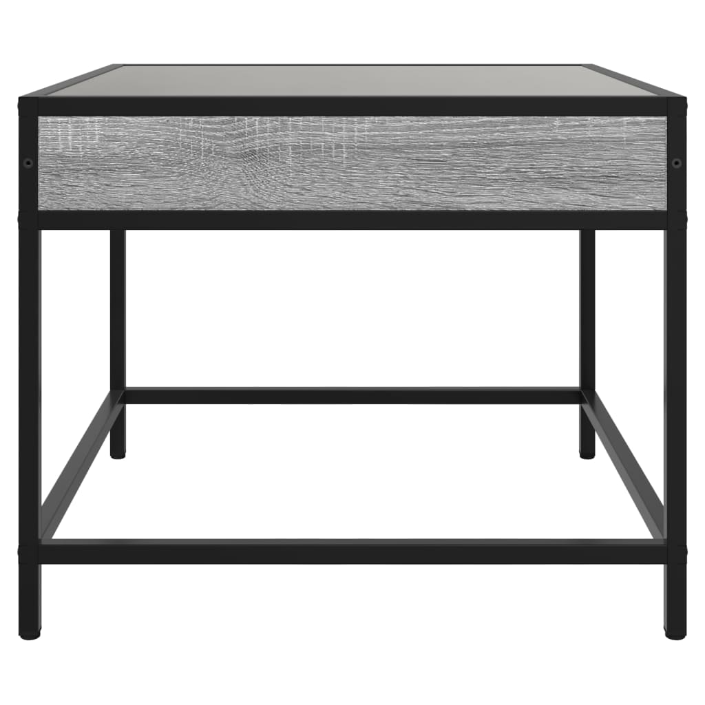 Infinity Sonoma Grey LED Coffee Table 50x50x41 cm