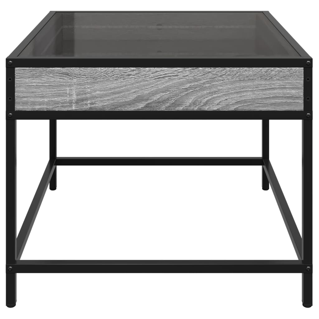 Infinity Sonoma Grey LED Coffee Table 50x50x41 cm