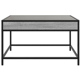 Table basse avec LED infini sonoma gris 70x50x41 cm