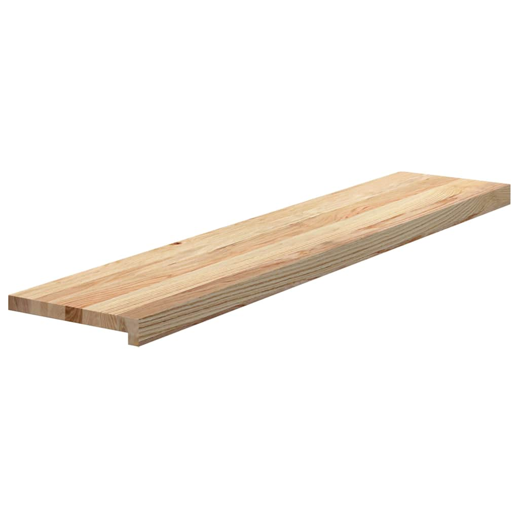 Marches d'escalier 12 pcs non traité bois chêne massif