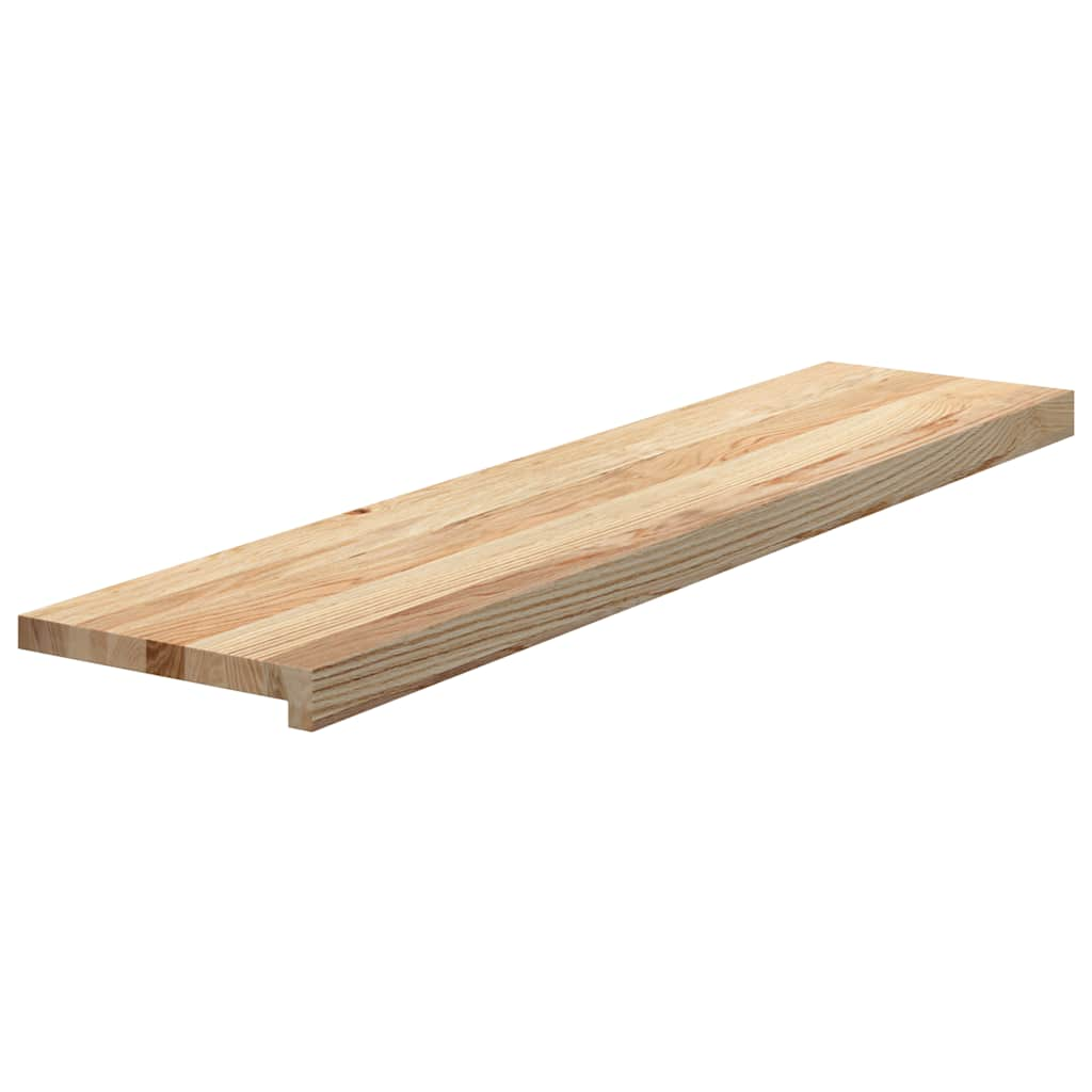 Marches d'escalier 12 pcs non traité bois de chêne massif