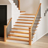 Marches d'escalier 20 pcs marron clair 110x25x2 cm chêne massif