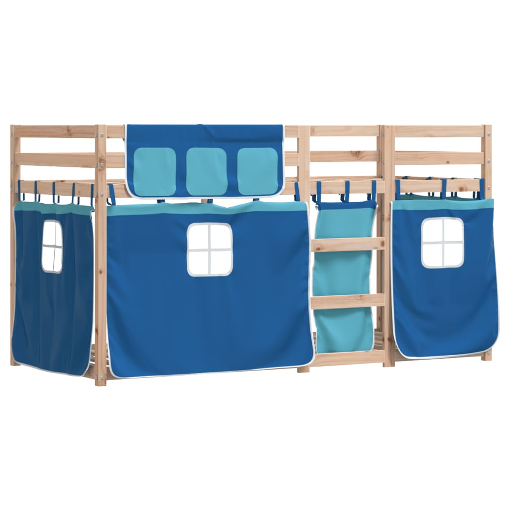 Bunk bed without mattress 90x200 cm solid pine wood