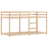 Bunk bed without mattress 90x200 cm solid pine wood