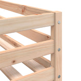 Bunk bed without mattress 90x200 cm solid pine wood