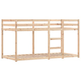 Lit superposé sans matelas 90x200 cm bois de pin massif