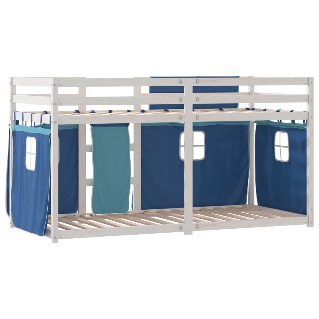 Lit superposé sans matelas 90x200 cm bois de pin massif