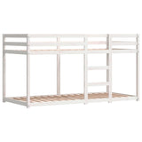 Bunk bed without mattress 80x200 cm solid pine wood