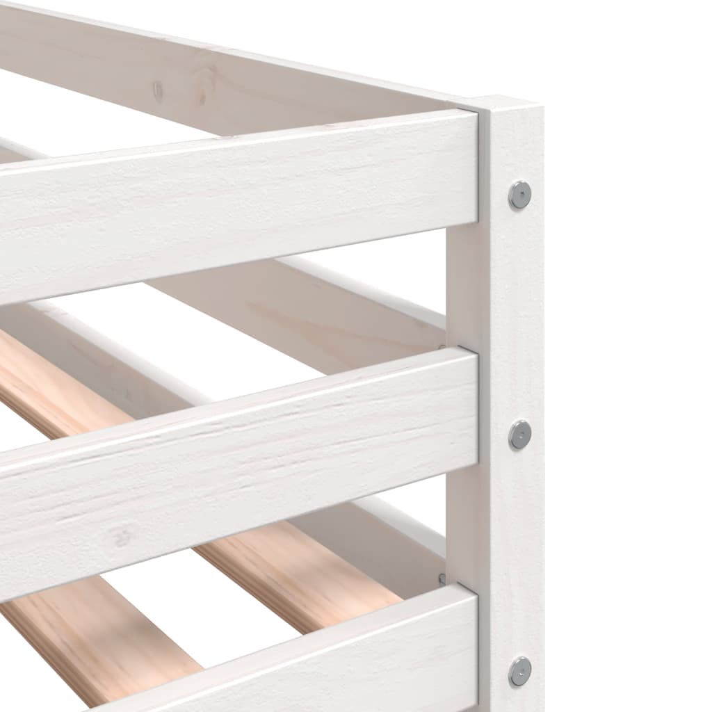 Bunk bed without mattress 80x200 cm solid pine wood