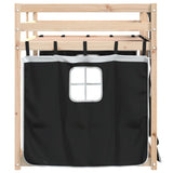 Lit superposé sans matelas 90x190 cm bois de pin massif