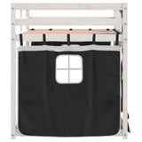 Lit superposé sans matelas 75x190 cm bois de pin massif