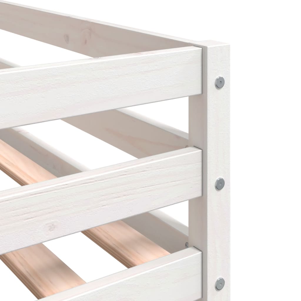 Lit superposé sans matelas 75x190 cm bois de pin massif