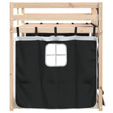 Lit superposé sans matelas 90x200 cm bois de pin massif