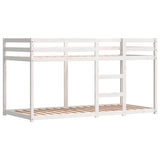 Bunk bed without mattress 90x200 cm solid pine wood