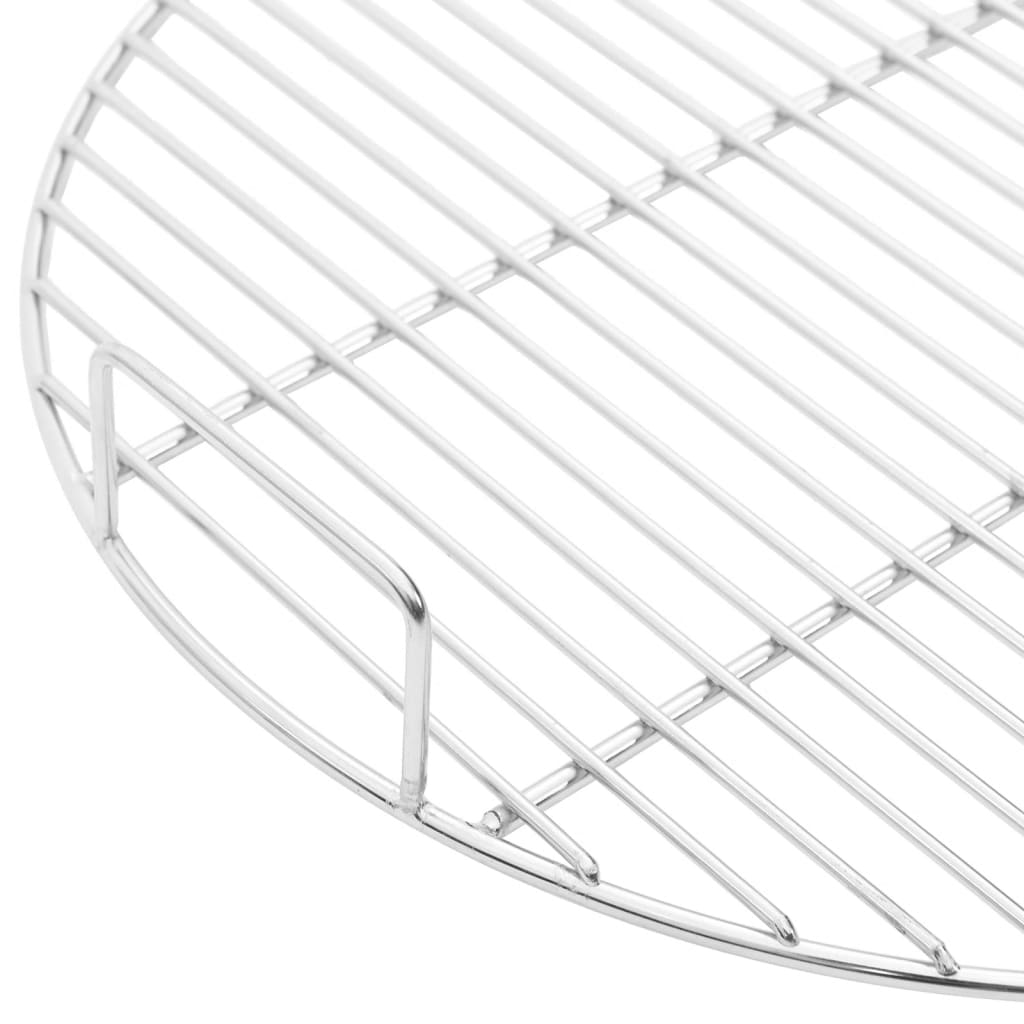 Grille de barbecue ronde Ø54 cm acier inoxydable 304