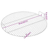 Grille de barbecue ronde Ø54 cm acier inoxydable 304