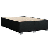 Cadre de lit sans matelas noir 160x200 cm tissu