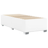 Bed frame without mattress white 80x200 cm imitation leather