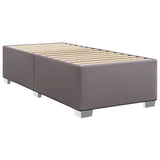 Cadre de lit sans matelas gris 80x200 cm similicuir