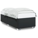 Cadre de lit sans matelas noir 90x190 cm similicuir