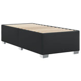 Cadre de lit sans matelas noir 90x190 cm similicuir