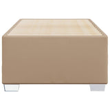 Cadre de lit sans matelas cappuccino 90x190 cm similicuir