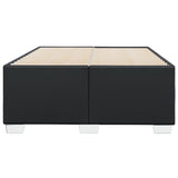 Cadre de lit sans matelas noir 120x190 cm similicuir