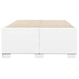 Cadre de lit sans matelas blanc 120x190 cm similicuir