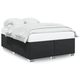 Cadre de lit sans matelas noir 140x190 cm similicuir