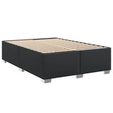 Cadre de lit sans matelas noir 140x190 cm similicuir