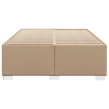 Cadre de lit sans matelas cappuccino 140x190 cm similicuir