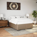 Cadre de lit sans matelas cappuccino 160x200 cm similicuir