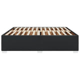 Cadre de lit sans matelas noir 180x200 cm similicuir