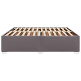 Cadre de lit sans matelas gris 180x200 cm similicuir