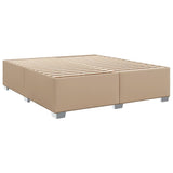 Cadre de lit sans matelas cappuccino 180x200 cm similicuir