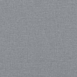 Cadre de lit sans matelas gris clair 100x200 cm tissu