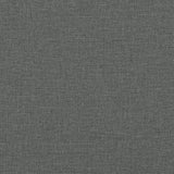 Cadre de lit sans matelas gris foncé 100x200 cm tissu